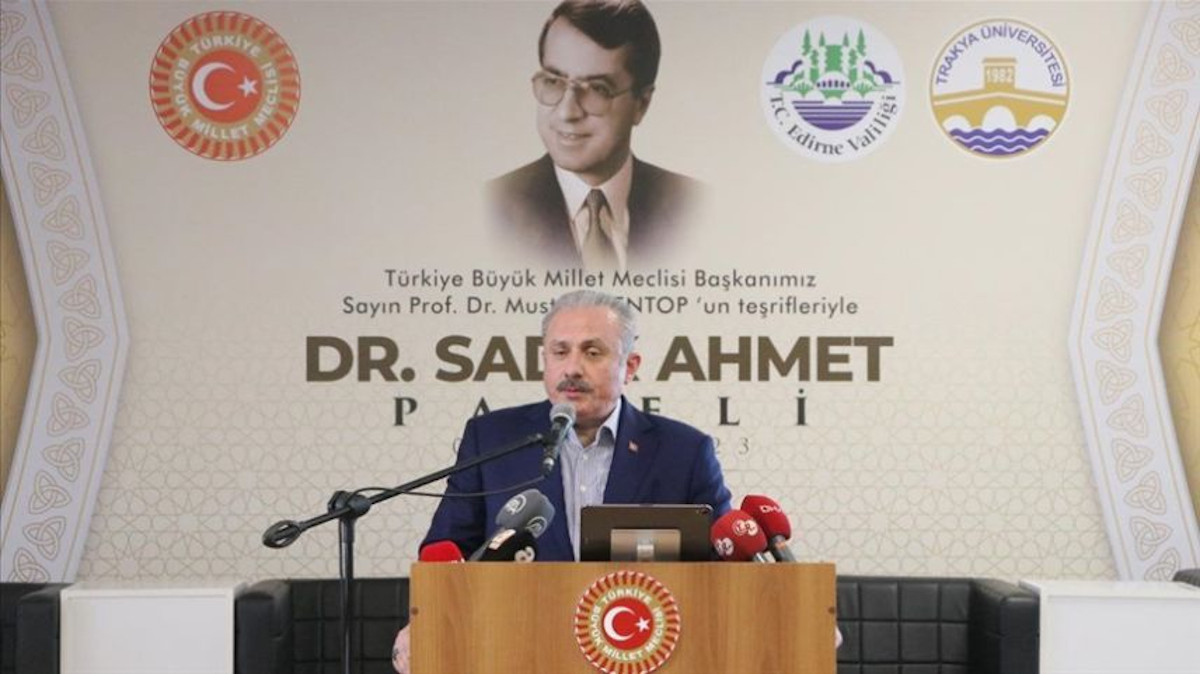 Ο πρόεδρος της τουρκικής Βουλής Μουσταφά Σεντόπ