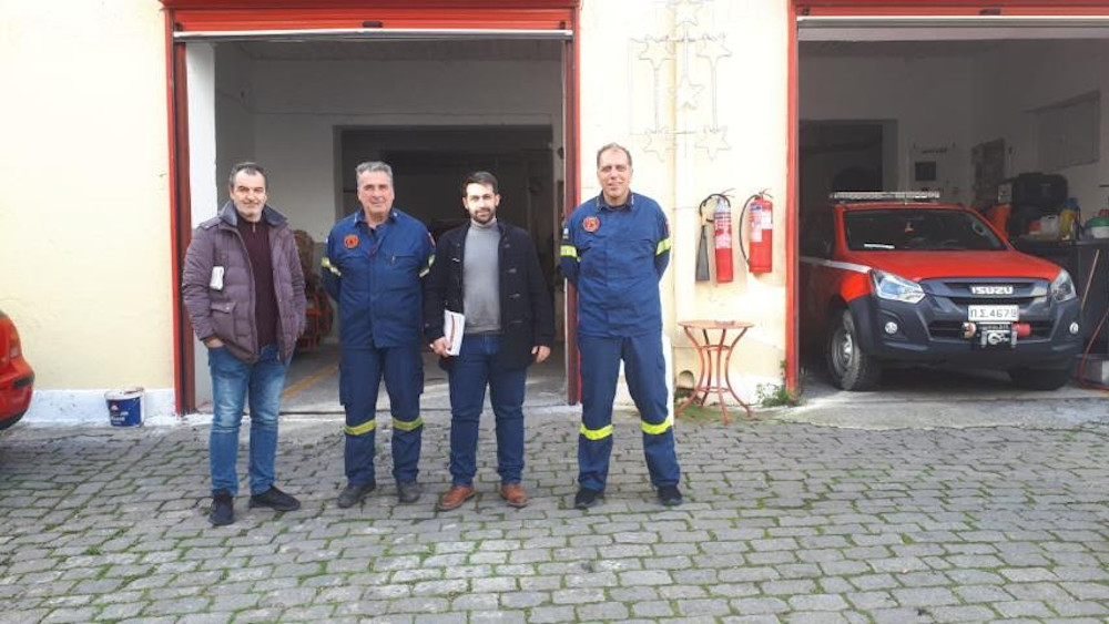 Επισκέψεις του ΚΚΕ σε Πυροσβεστικές Υπηρεσίες