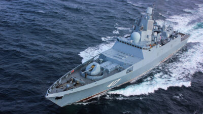 Η φρεγάτα «Admiral Gorshkov» του Ρωσικού Στόλου της Βαλτικής Θάλασσας