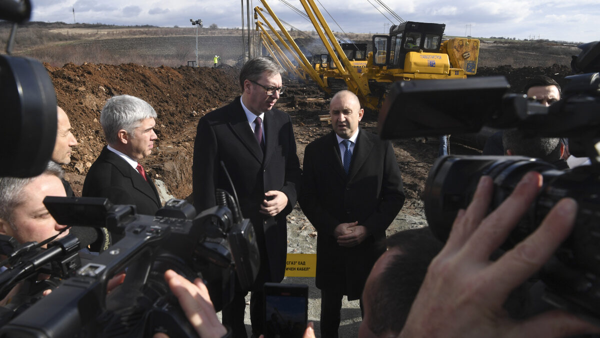 Εγκαίνια της κατασκευής του αγωγού φυσικού αερίου βουλγαρίας σερβίας