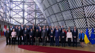 Σύνοδος κορυφής ΕΕ με τη συμμετοχή του Ουκρανού προέδρου Ζελένσκι