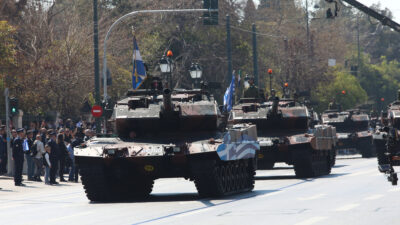 Άρματα μάχης στη Στρατιωτική παρέλαση στην Αθήνα, 25 Μαρτίου 2023