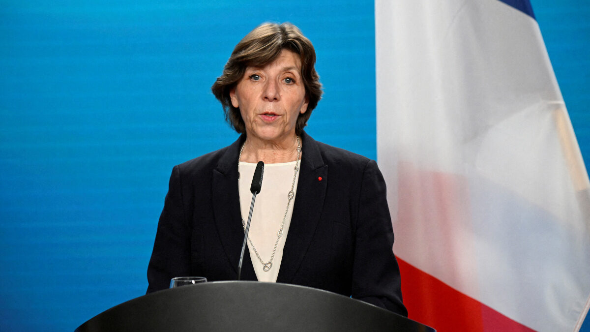 Η Κατρίν Κολονά, υπουργός Εξωτερικών της Γαλλίας