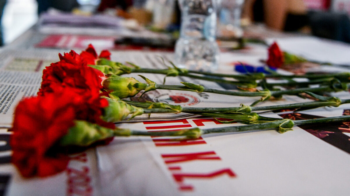 Στιγμιότυπο από την Νομική Σχολή Αθηνών κατά την διάρκεια της ψηφοφορίας για τις φοιτητικές εκλογές, Τετάρτη 18 Μαΐου 2022(TATIANA ΜΠΟΛΑΡΗ/EUROKINISSI)