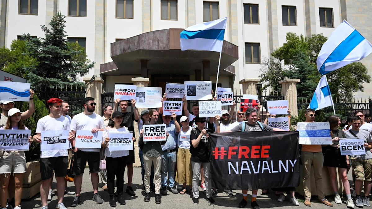 Διαδήλωση υποστηρικτών του Αλεξέι Ναβάλνι