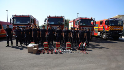 πρώτη αποστολή που έφθασε στη χώρα μας από τη Ρουμανία στο πλαίσιο του Προγράμματος Προ-Εγκατάστασης Πυροσβεστών (Pre-positioning project) το οποίο εφαρμόζεται για δεύτερη φορά στην Ελλάδα μέσω του Ευρωπαϊκού Μηχανισμού Πολιτικής Προστασίας (UCPM)
