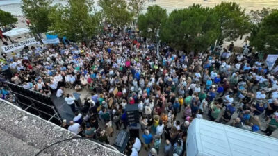 Συγκέντρωση υπερ της αποφυλάκισης του Μπελέρη - Αλβανία