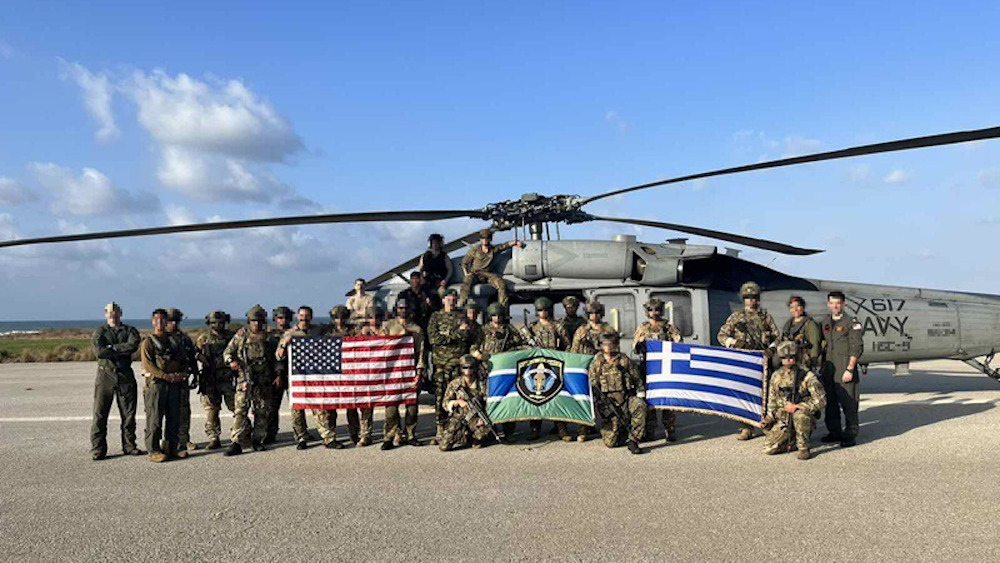 Συνεκπαίδευση των ελληνικών Ενόπλων Δυνάμεων με τις ΗΠΑ στη Σούδα