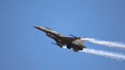 Μαχητικό αεροσκάφος F-16 της ελληνικής Πολεμικής Αεροπορίας