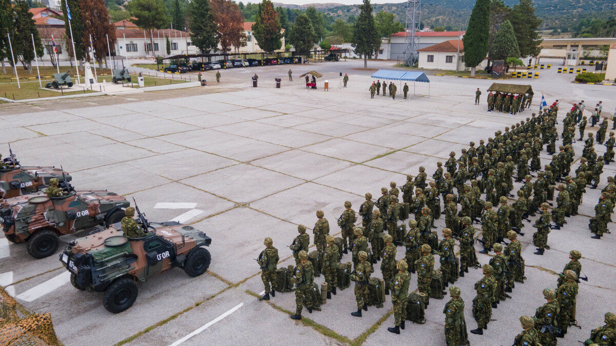 Αναχώρηση του 2ου Πολυεθνικού Τάγματος της Δύναμης «Kosovo Force Operational Reserve Force» (KFOR ORF) - ένοπλες δυνάμεις
