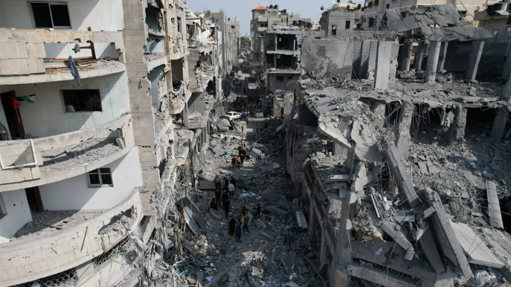 Βομβαρδισμός συνοικίας της Γάζας και σχολείου του ΟΗΕ από τα κατοχικά στρατεύματα του Ισραήλ / Οκτώβριος 2023