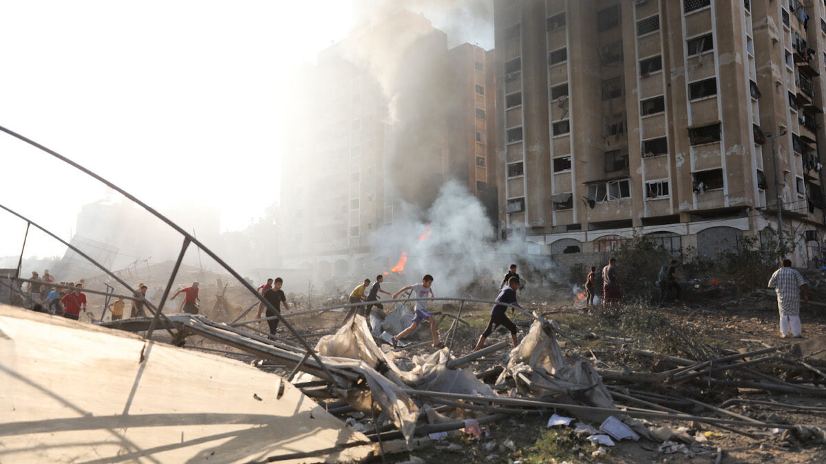 Λωρίδας της Γάζας στην Παλαιστίνη βομβαρδισμοί από τον κατοχικό στρατό του Ισραήλ