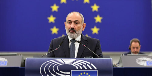 Ο Ν. Πασινιάν, Πρωθυπουργός της Αρμενίας στο Ευρωπαϊκό Κοινοβούλιο - 18/10/2023