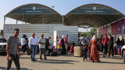 Ο σταθμός συνοριακής διέλευσης της Ράφας – της μοναδικής εξόδου από την Γάζα που δεν ελέγχεται από τον κατοχικό στρατό του Ισραήλ - αλλά από την Αίγυπτο