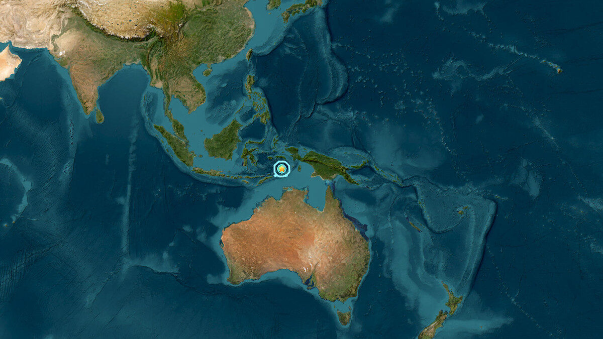 Θάλασσα Μπάντα της Ινδονησίας: Ισχυρή σεισμική δόνηση σήμερα