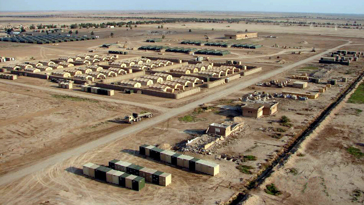 Στρατιωτική βάση του συνασπισμού υπό τις ΗΠΑ στην αυτόνομη επαρχία του Κουρδιστάν στο Ιράκ