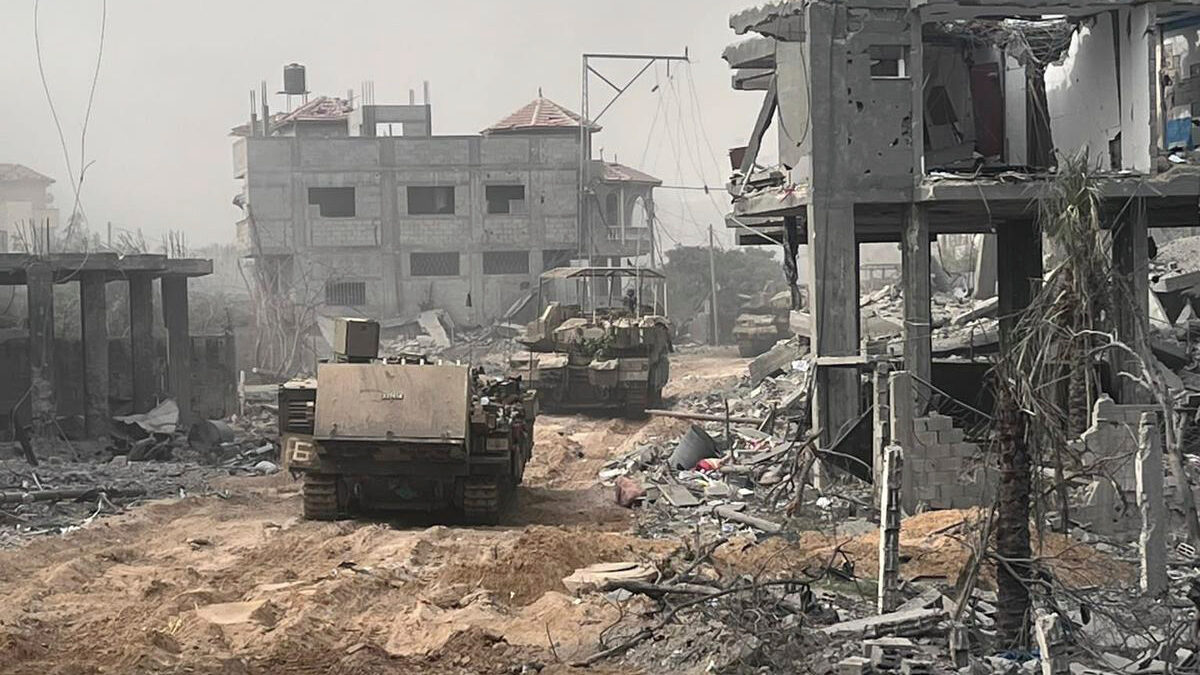Άρματα μάχης του ισραήλ στη Λωρίδα της Γάζαας