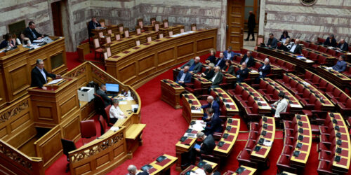 Συζήτηση στην Ολομέλεια της Βουλής