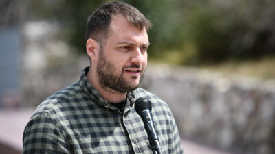 Θοδωρής Κωτσαντής, γραμματέας του ΚΣ της ΚΝΕ