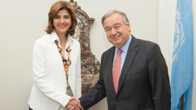 Η Μαρία Άνχελ Ολγκίν Κουέγιαρ προσωπική του απεσταλμένη του Γενικού Γραμματέα του ΟΗΕ Αντόνιο Γκουτέρες για την Κύπρο