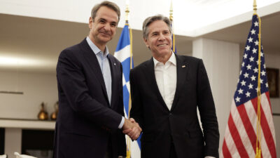 Συνάντηση Μητσοτάκη Μπλίνκεν