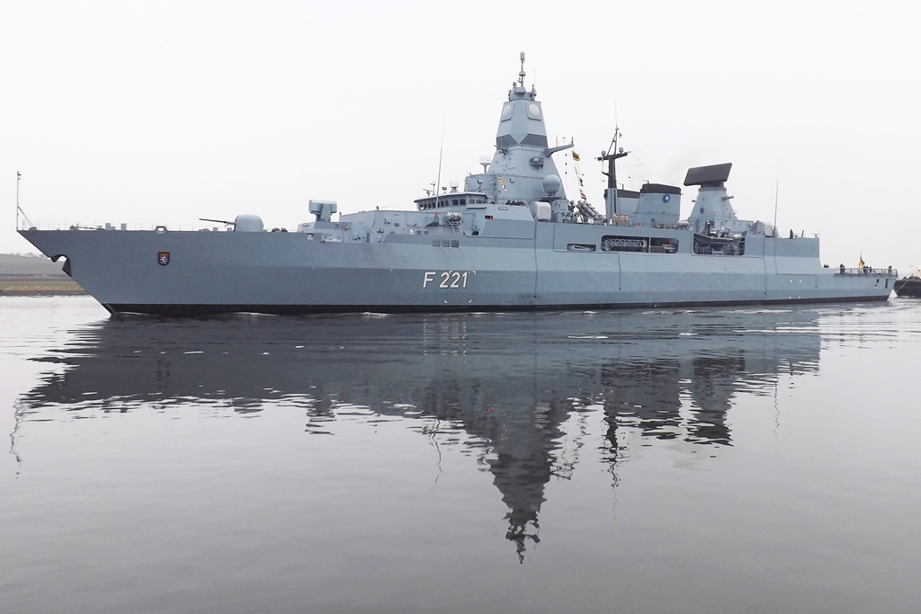Η Φρεγάτα FGS Hessen (F 221) του Πολεμικού Ναυτικού της Γερμανίας
