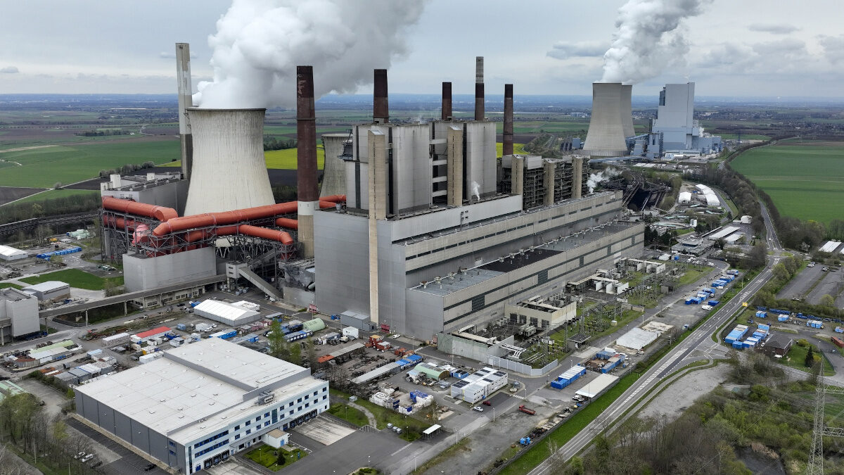 Μονάδα παραγωγής ηλεκτρικής ενέργειας από καύση λιγνίτη στο Γκρέβενμπρόιχ της Γερμανίας