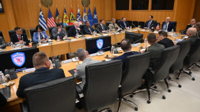 Συνάντηση ΥΕΘΑ Νίκου Δένδια με τους σπουδαστές του US Army War College των ΗΠΑ που επισκέπτονται την Ελλάδα Τετάρτη 17 Απριλίου 2024