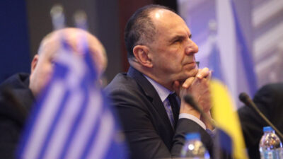 Διεθνές Συνέδριο στην Αθήνα για την ανοικοδόμηση της Ουκρανίας από το υπουργείο Εξωτερικών, σε συνεργασία με την Ευρωπαϊκή Τράπεζα Επενδύσεων, Πέμπτη 15 Φεβρουαρίου 2024.