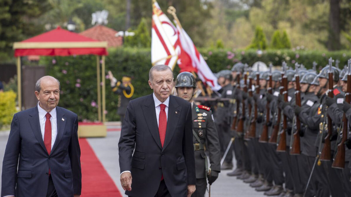 Ο Ερντογάν στα Κατεχόμενα