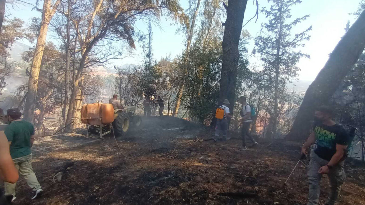 Απ' την πυρκαγιά στην Πάτρα
