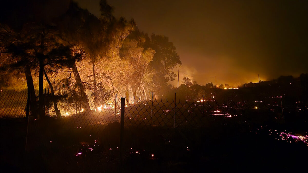 πυρκαγιά στην Κω