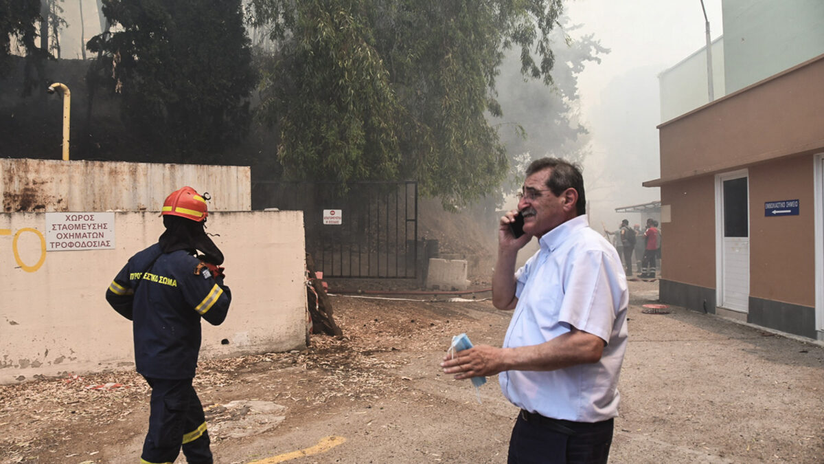 Απ' την πυρκαγιά στην Πάτρα