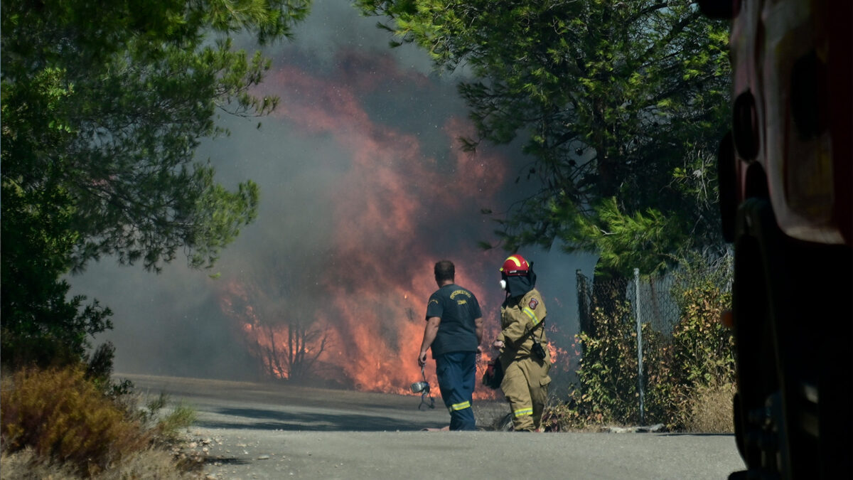 Πυρκαγιά στην Αττική ηπα