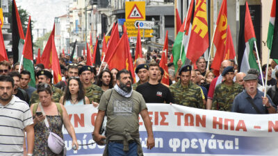 Αντιπολεμική συγκέντρωση ΚΚΕ στην Αττική