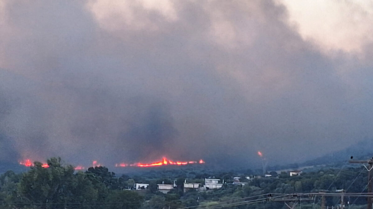Μεγάλη φωτιά στην Πρέβεζα