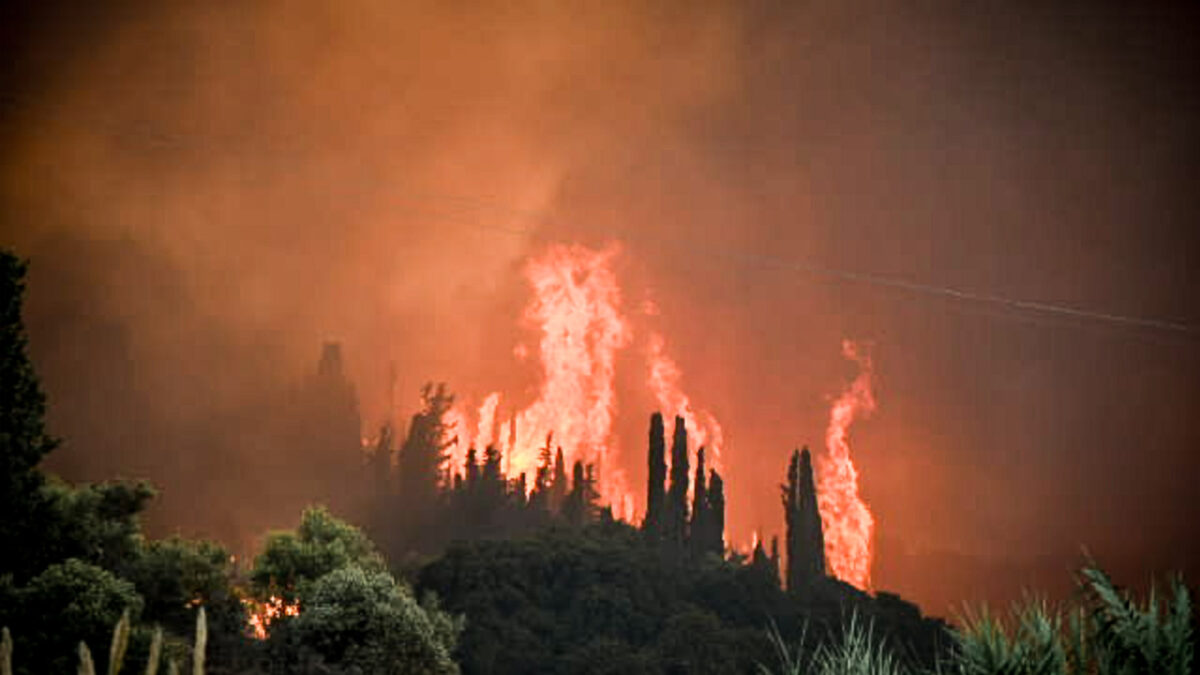 Μεγάλη φωτιά στην Αχαΐα