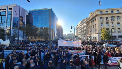 Από την κινητοποίηση των στρατιωτικών στα Προπύλαια 29/11/2025