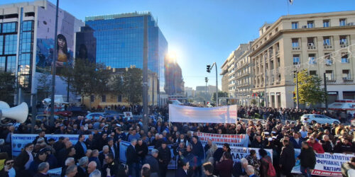 Από την κινητοποίηση των στρατιωτικών στα Προπύλαια 29/11/2025