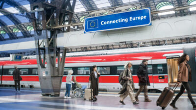 διαφημιστική καμπάνια της Ευρωπαϊκής Ένωσης για τους σιδηροδρόμους